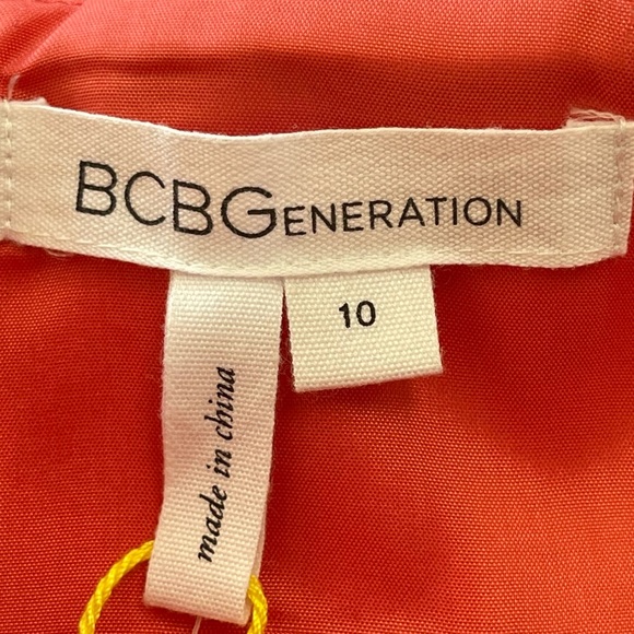 NWOT BCBGeneration Full Length Cut Out Evening Dress Size 10 - Picture 8 of 9